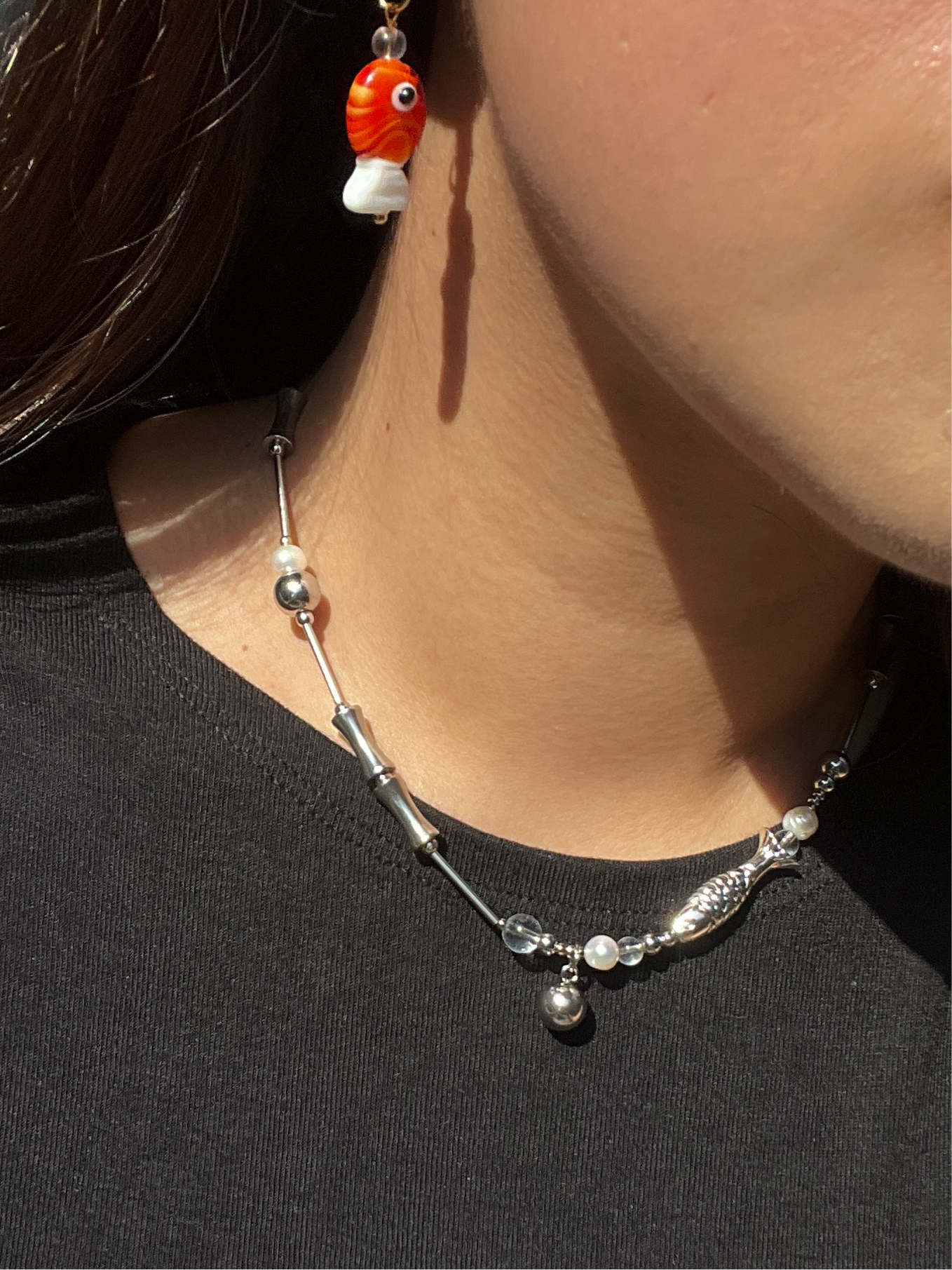 Poppy Necklace (Silver)