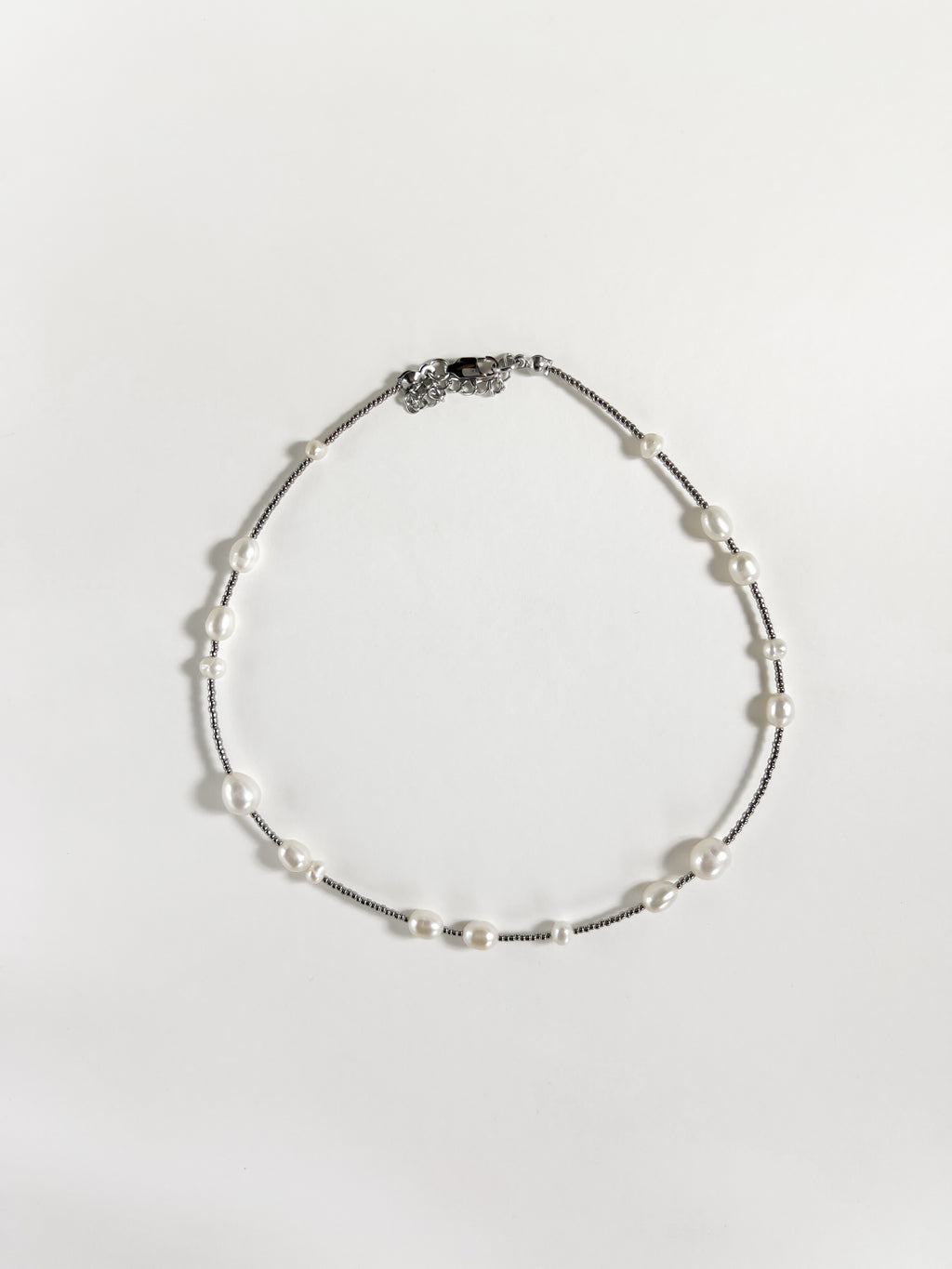 Olivia Necklace — Silver