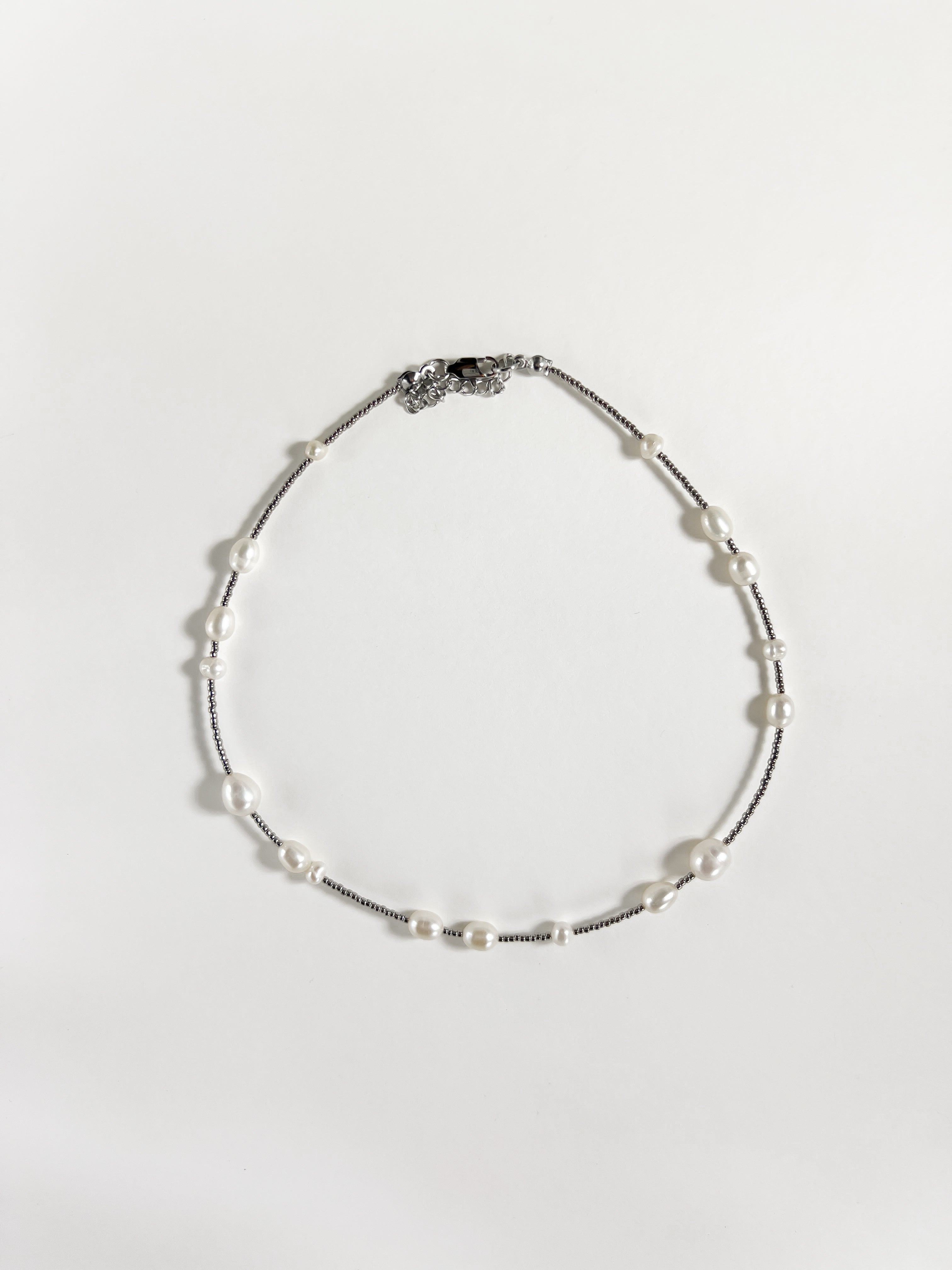 Olivia Necklace — Silver