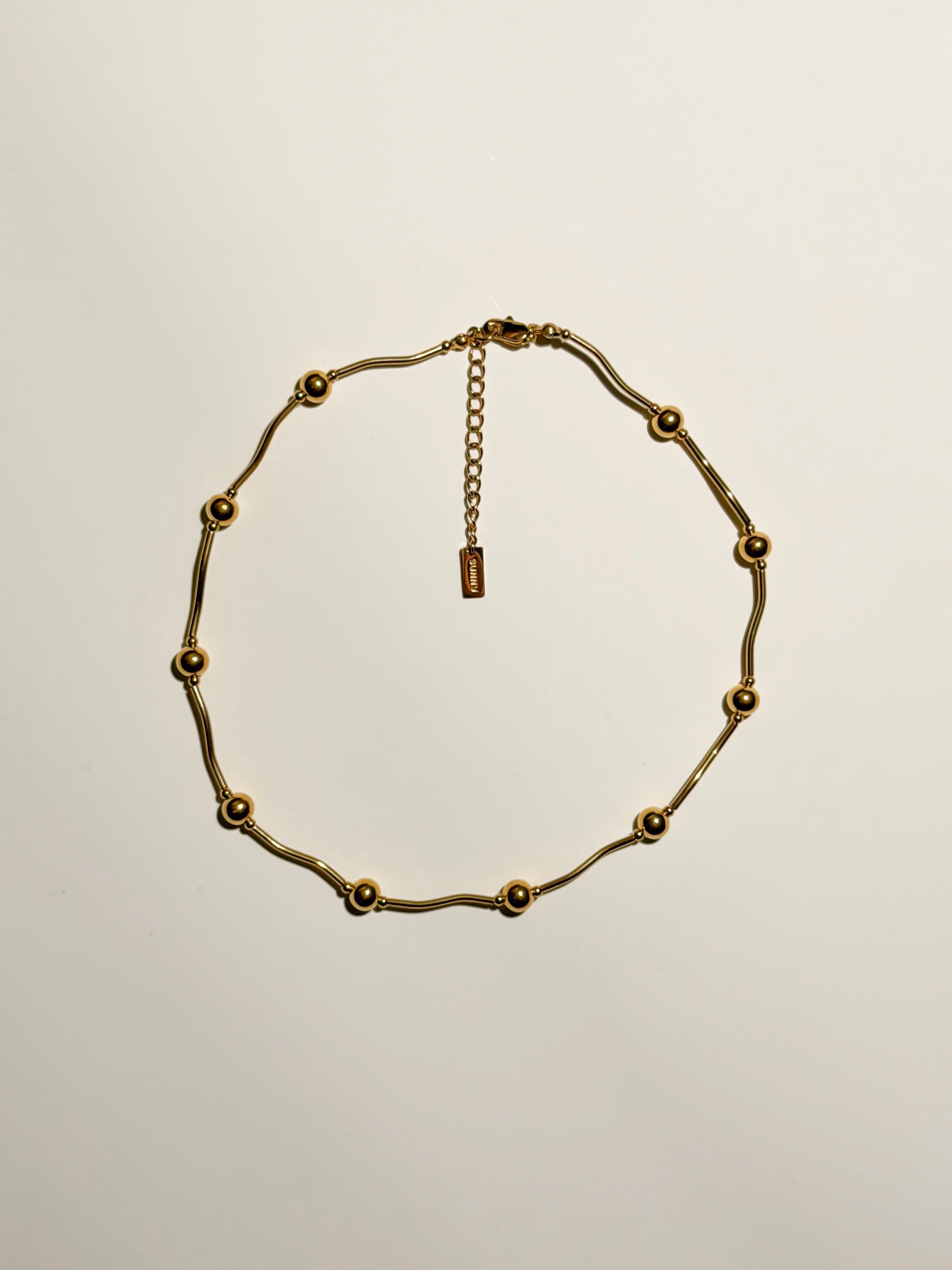 Ripple Pop Necklace (Gold)
