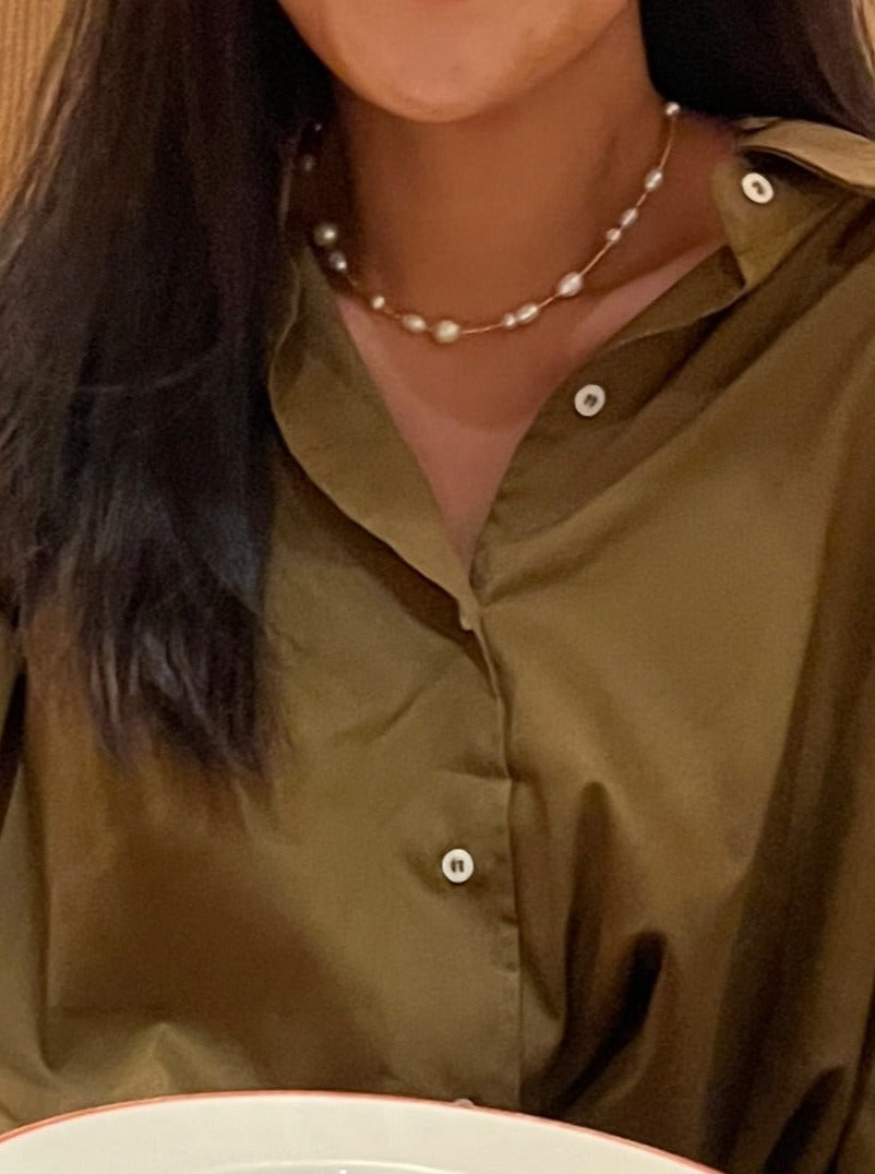 Olivia Necklace — Gold